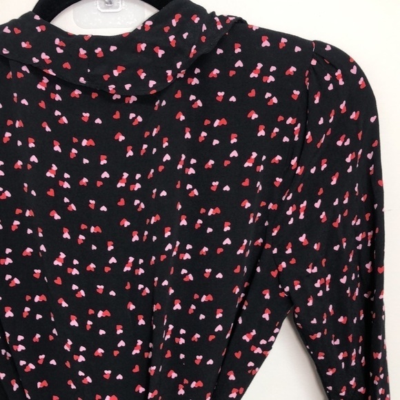 LOVERS + FRIENDS Flynn‎ Mini Dress Lil Hearts Small - Picture 7 of 10